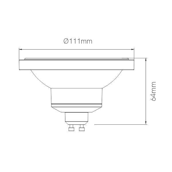 AR111 LYNK DIMMBAR LED Strahler  13W  GU10  45°